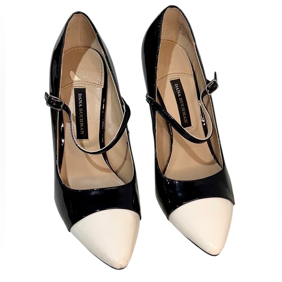 Dana Buchman Shoes - Dana Buchman Black and Cream Mary Jane Heels 7.5 (work, business casual, dressy)